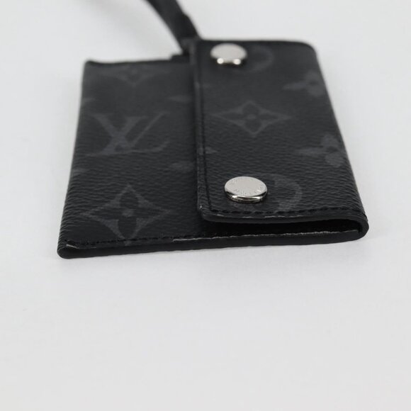 LOUIS VUITTON Monogram Eclipse Porte Cartes On Strap - Picture 5 of 16
